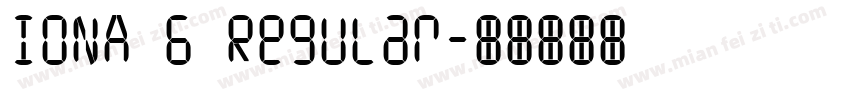 IONA 6 Regular字体转换